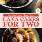 toasted marshmallow lava cakes pinterest