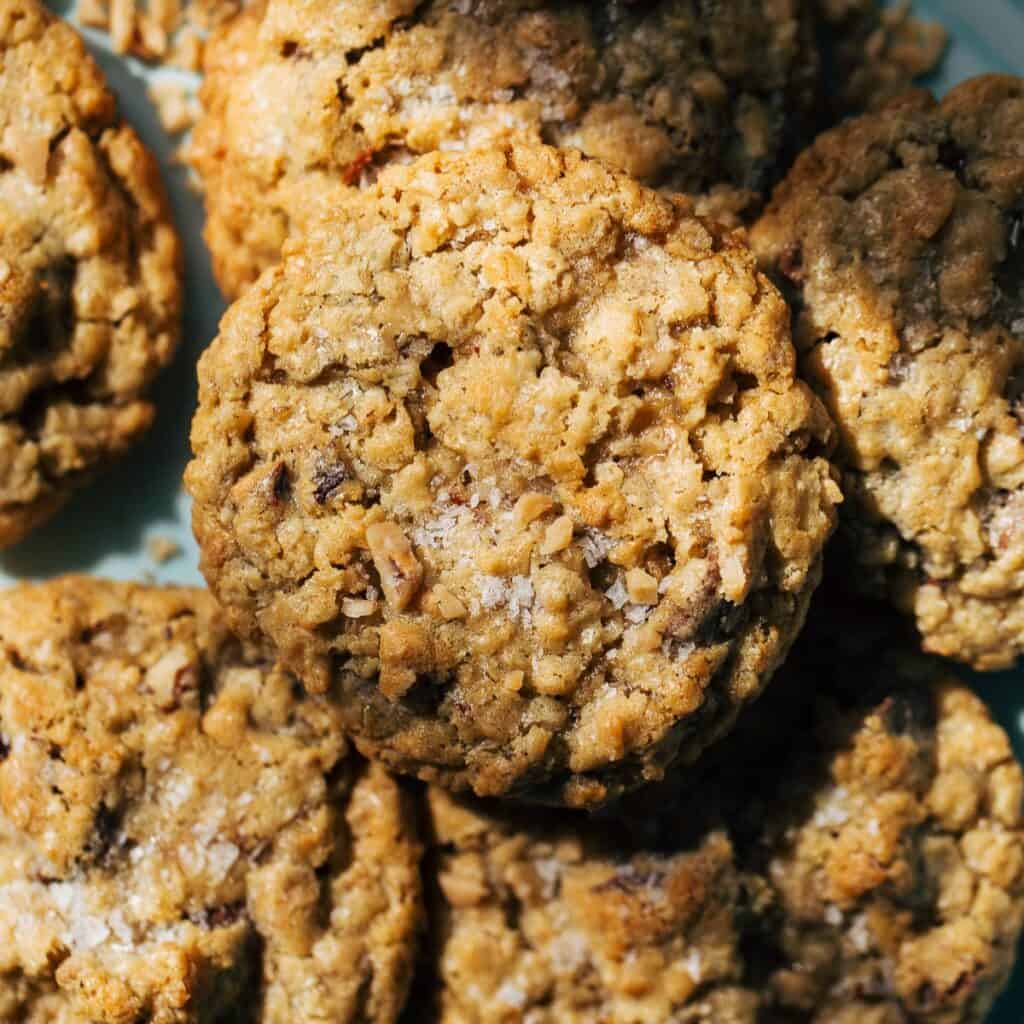 toasted milk chocolate cowboy cookies