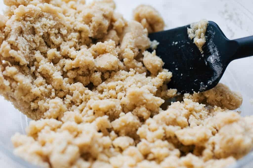 process shot mixing crumble