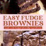 easy fudge brownies pinterest