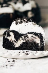inside a cookies and cream cake