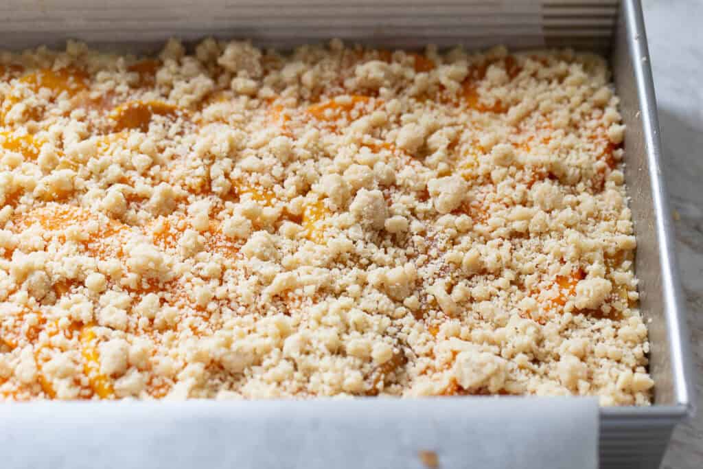 process shot crumble layer