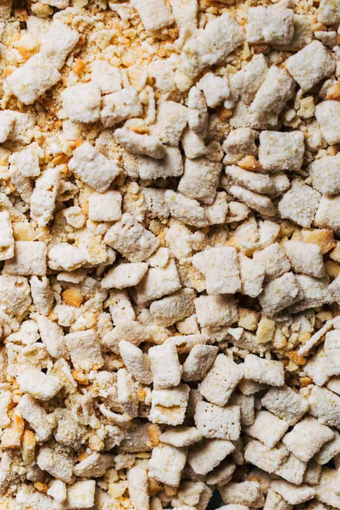 lemon puppy chow snack mix