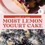 lemon yogurt cake pinterest