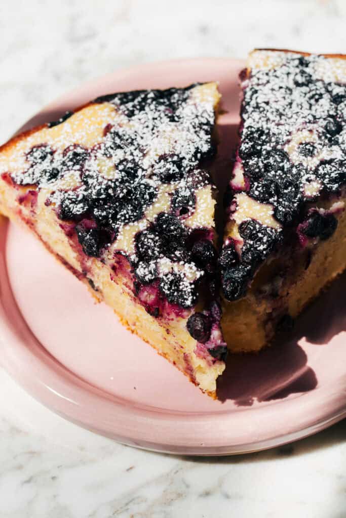 sliced lemon yogurt cake