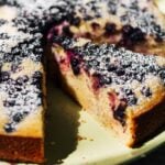 inside lemon yogurt cake