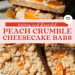 peach cheesecake bars pinterest