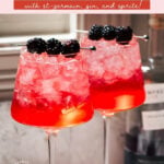 blackberry gin spritz pinterest