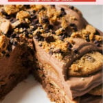chocolate mousse cookie cake pinterest