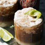 close up on dirty godmother cocktail