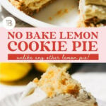lemon cookie pie pinterest
