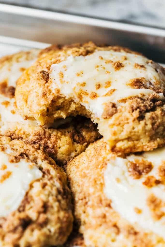 inside crumb cake muffin top